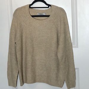 Arpeggio Knitwear Crew Neck Cream Sweater Large